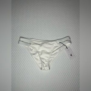 white swim bottoms